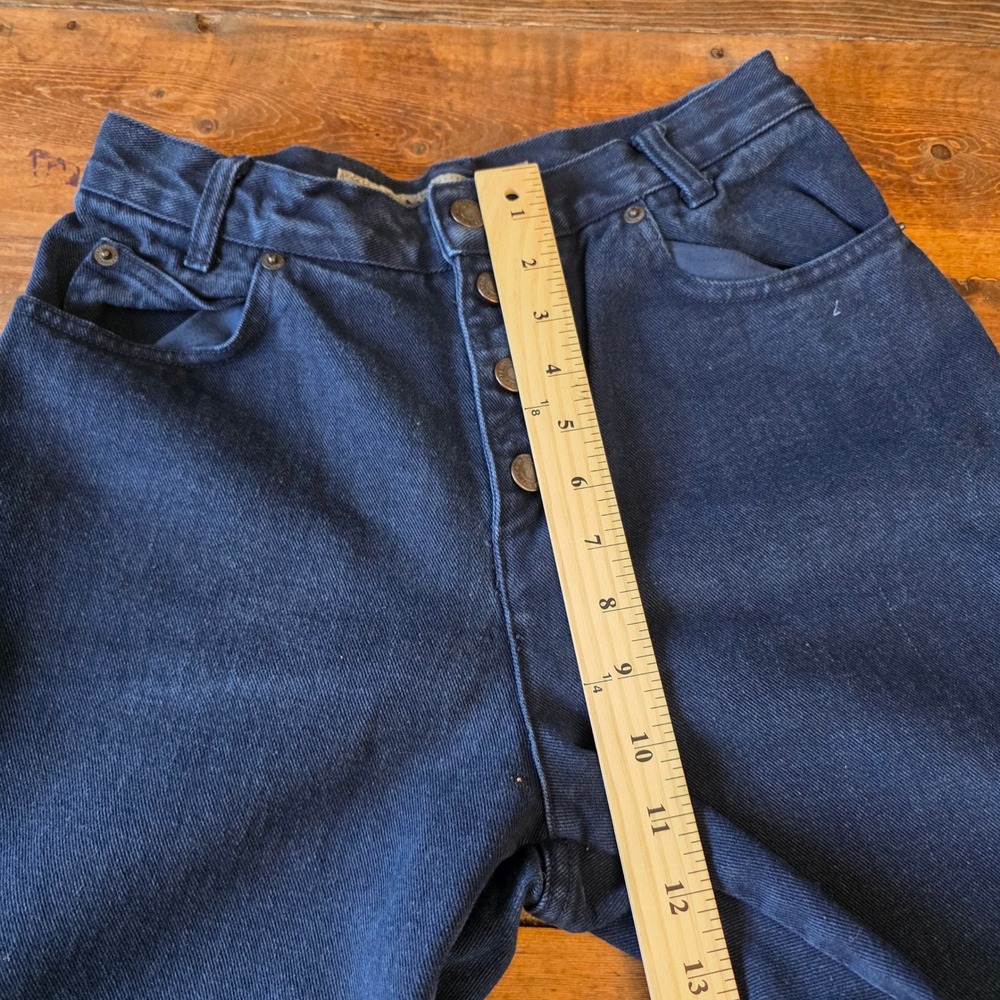 Mirona Jeans Dark Wash‎ Button Fly Straight Leg Denim Pants Size 5A vintage - Picture 5 of 7